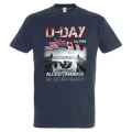 T-shirt homme Barge de D&eacute;barquement D-Day 6/6/1944 Marine S
