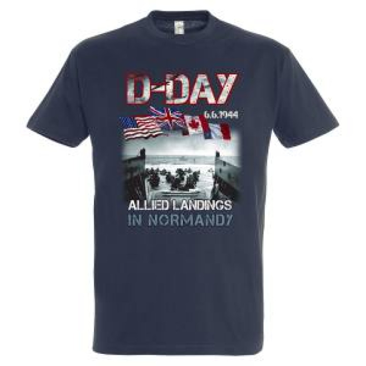 Tshirt homme Barge de Débarquement DDay 661944 Marine M