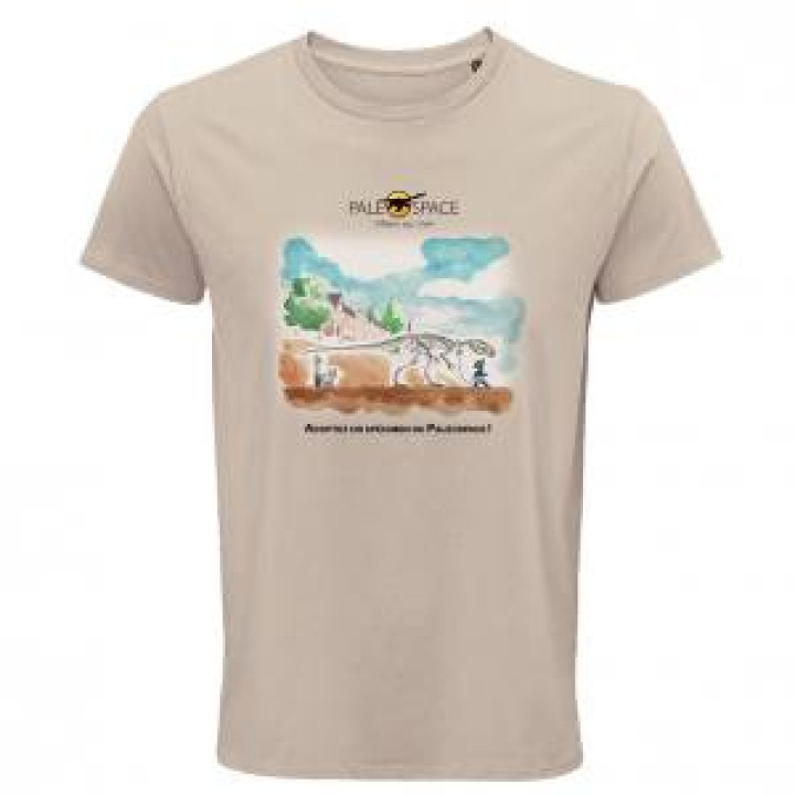 Tshirt homme bio ajusté Adoptez un Specimen du Paléospace Corde S