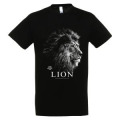 T-shirt homme bio ajusté Lion Gamme Black Zoo Boissière du Dore Noir S