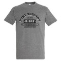 T-shirt homme bio ajusté Port Winston Heather Grey S