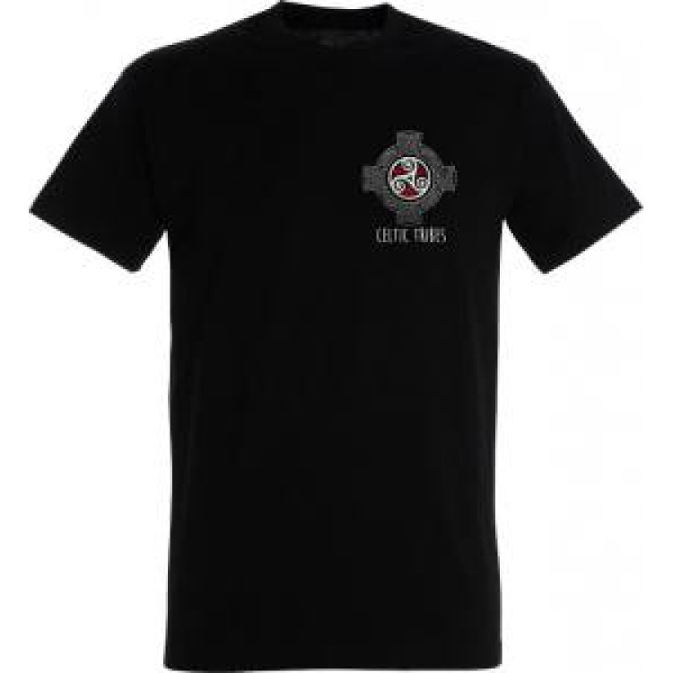 T-shirt homme Bouclier Ep&eacute;e Celtic Tribes (Md18483) Noir Profond L