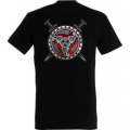 T-shirt homme Bouclier Ep&eacute;e Celtic Tribes (Md18483) Noir Profond L