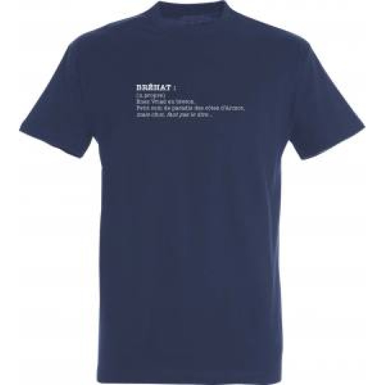 T-shirt homme Br&eacute;hat : Petit Coin de Paradis.... (Exclusif) Marine S