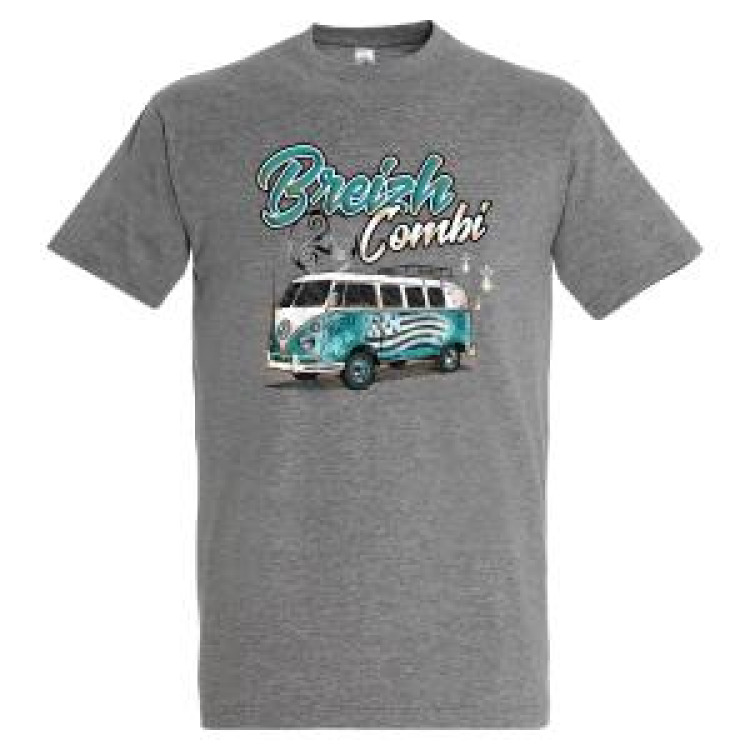 T-shirt homme Breizh Combi Gris Chin&eacute; M