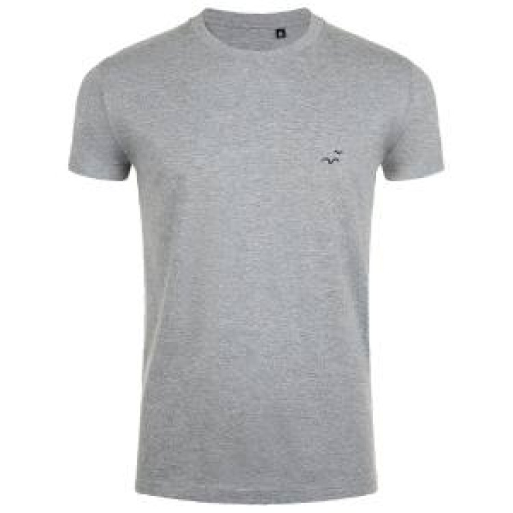 T-shirt homme Broderie E1291 Ref/ 33122 Deux Mouettes Denim S