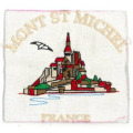 T-shirt homme Broderie E290 Ref/ 10478 Mont Saint Michel Gris Souris XS