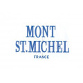 T-shirt homme Broderie Texte Mont Saint Michel Gris Souris XS