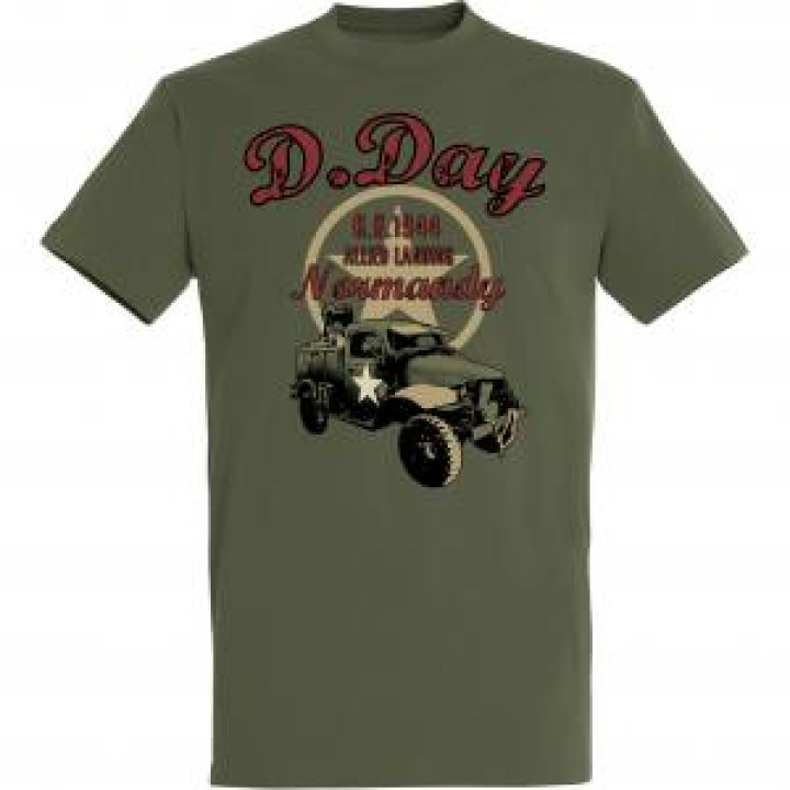 Tshirt homme Camion Etoile DDay Army M