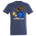 T-shirt homme Capitaine &agrave; Bock Denim XS