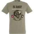 T-shirt homme Casque D-Day American Paratroopers Kaki S