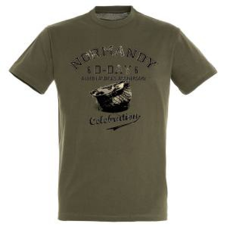 T-shirt homme Casque Normandy Celebration D-Day Army S