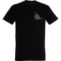 T-shirt homme Cavalier Noir (Bc1006) Noir Profond XS