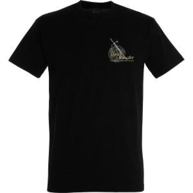 T-shirt homme Cavalier Noir (Bc1006) Noir Profond L