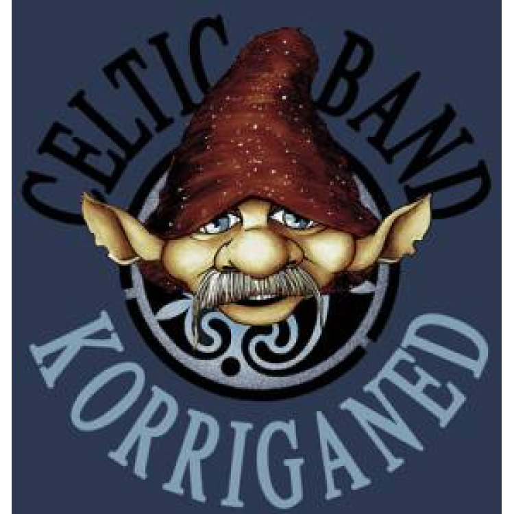 T-shirt homme Celtic Band Korriganed (Bc1005) Denim M