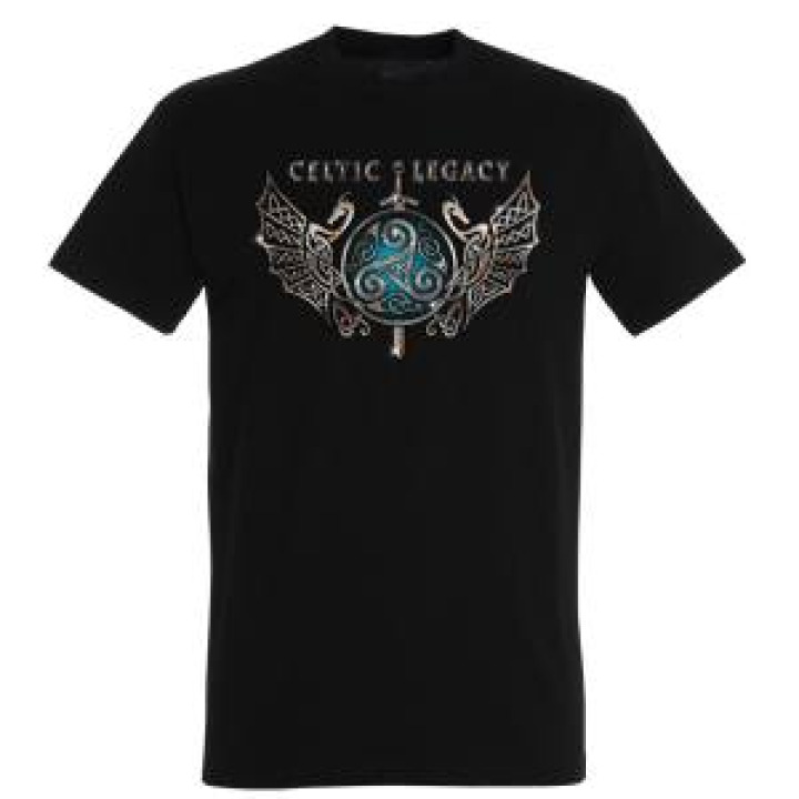 Tshirt homme Celtic Legacy Noir Profond S