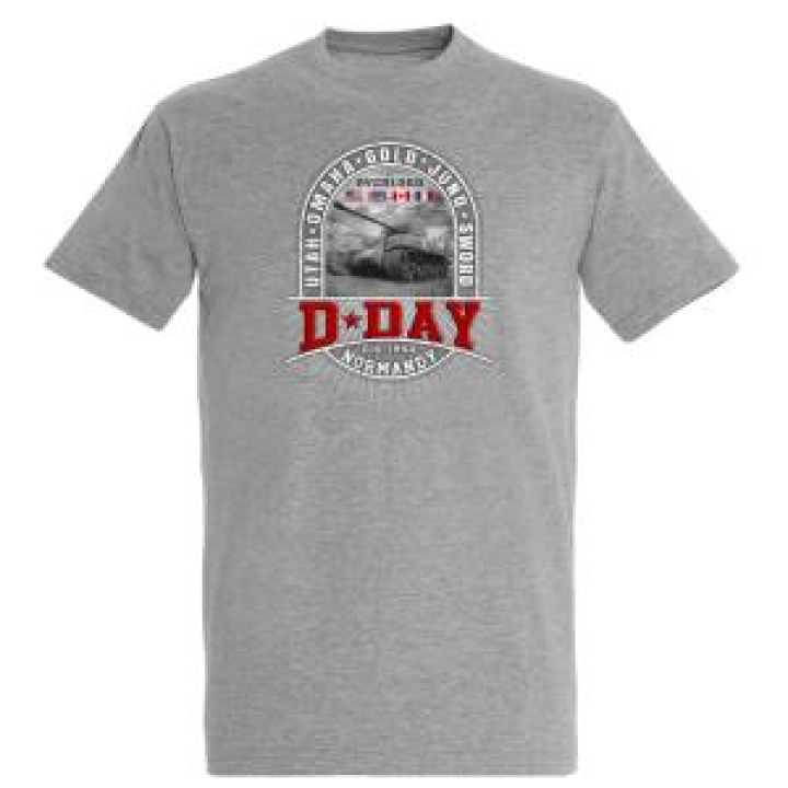 Tshirt homme Char DDay Normandie Army XS