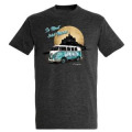 T-shirt homme Combi + Mont dans l’ombre le Mont Saint Michel Noir Profond XS
