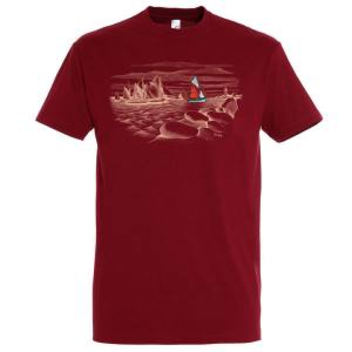 Tshirt homme Course de Voilier  Broderie Bateau Marquage Erquy Chili M