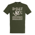 T-shirt homme D-Day 80th Anniversary Normandy Army S