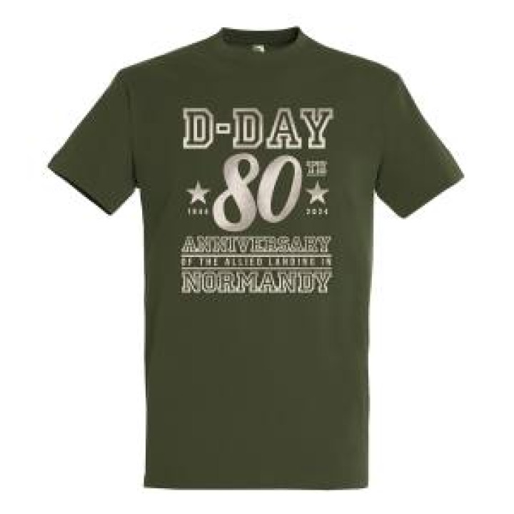 Tshirt homme DDay 80th Anniversary Normandy Army M
