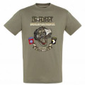 T-shirt homme D-Day American Paratroopers Kaki S