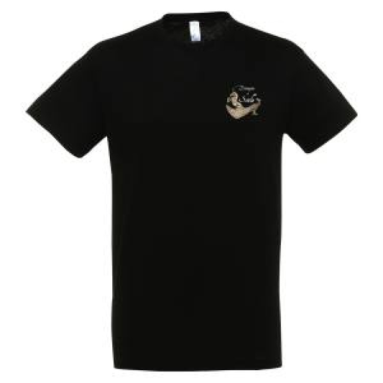 T-shirt homme Domaine du Socle Noir Profond M