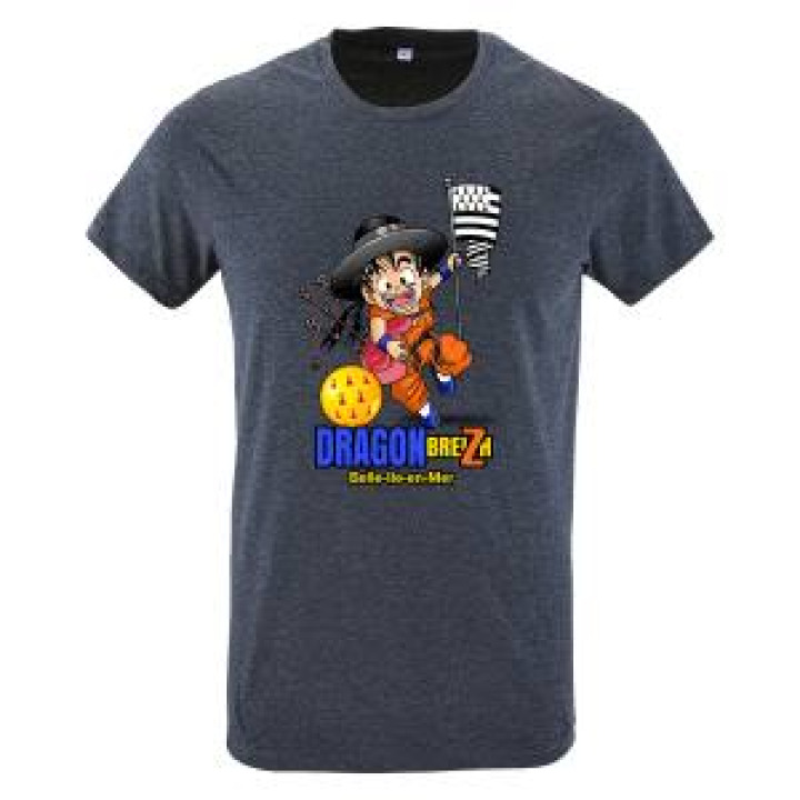 Tshirt homme Dragon Breizh Belle Île en Mer Denim S