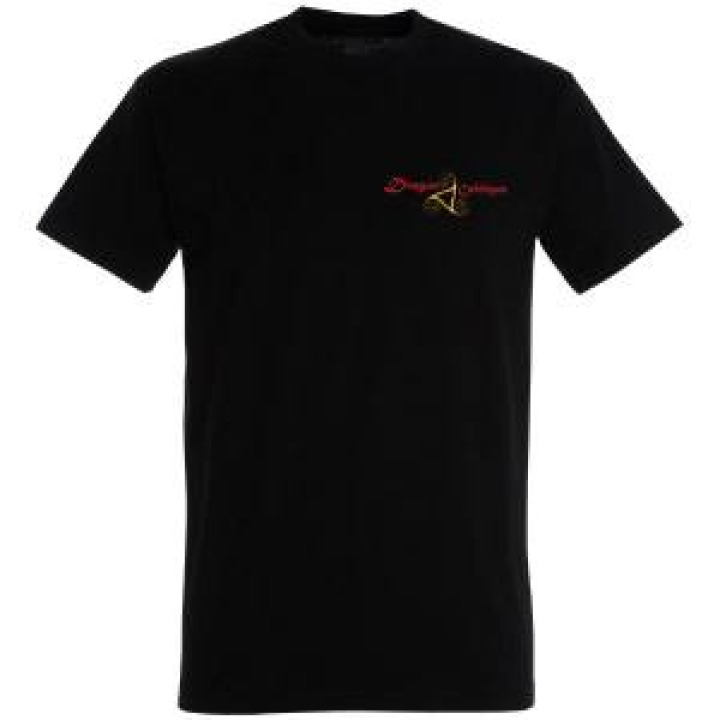 Tshirt homme Dragon Celtic Rouge Noir Profond XS
