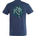 T-shirt homme Dragon Ep&eacute;e (Bc18508) Denim L