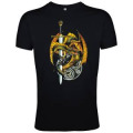 T-shirt homme Dragon Ep&eacute;e Noir Profond S