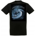 T-shirt homme Dragon Vague Mont Saint Michel Noir Profond S