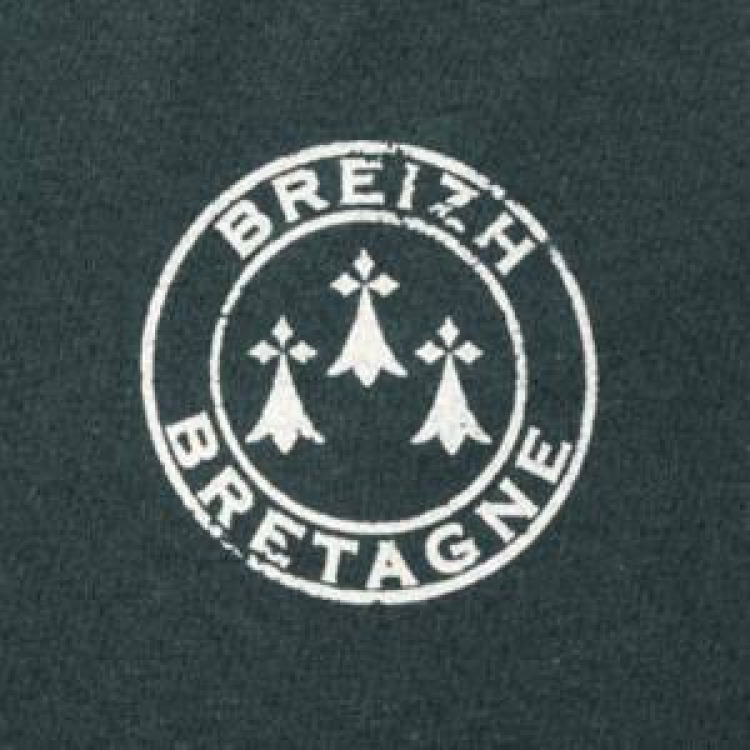 T-shirt homme Drapeau Bretagne (Bc1009) Gris Souris 3XL