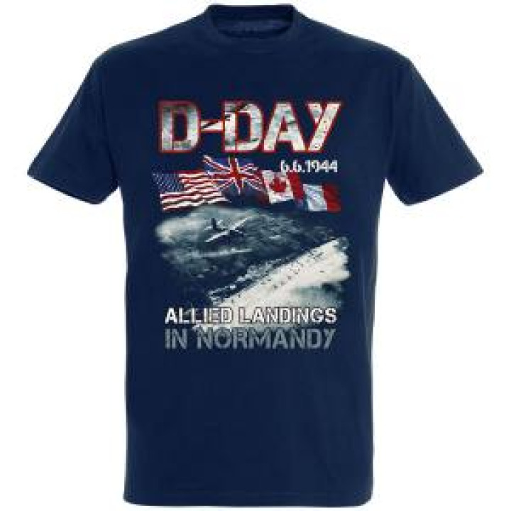 Tshirt homme Drapeaux Avion DDay Marine M