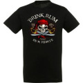 T-shirt homme Drink Rum Noir Profond XS