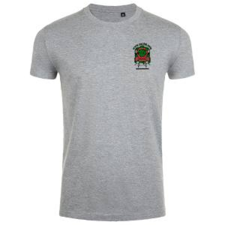 T-shirt homme E1311 Ref/ 34018 pocket + dos Train Rail56 Gris Chin&eacute; M
