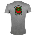 T-shirt homme E1311 Ref/ 34018 pocket + dos Train Rail56 Gris Chin&eacute; L