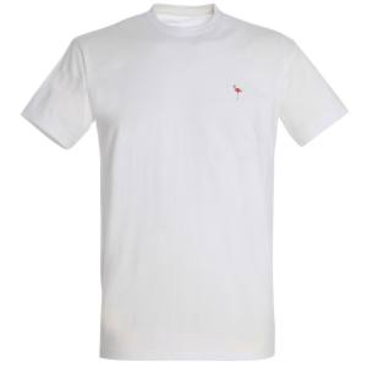 T-shirt homme E1332 Ref/ 35715 Flamant Rose Marine S
