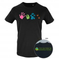 T-shirt homme Empreintes Couls pour que vivent les Générations Futures Noir Profond S