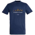 T-shirt homme En Normandie On Vit Pluvieux Denim S
