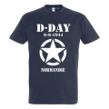 T-shirt homme Etoile D-Day Normandie Marine S