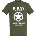 T-shirt homme Etoile D-Day Omaha Beach Normandie Army S
