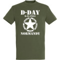 T-shirt homme Etoiles 5 Plages D-Day Noir Profond S
