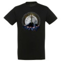 T-shirt homme Excalibur sous Fond de Lune Noir Profond XS