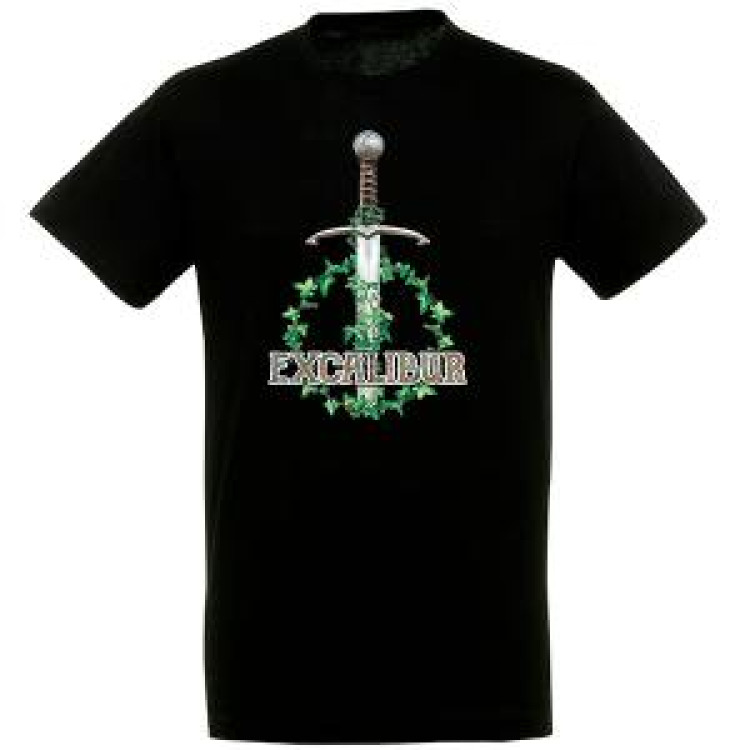 T-shirt homme Excalibur Noir Profond M