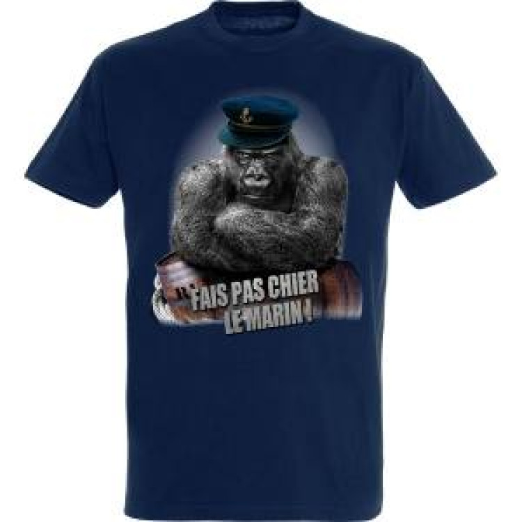 T-shirt homme Fais Pas Chier le Marin Marine M