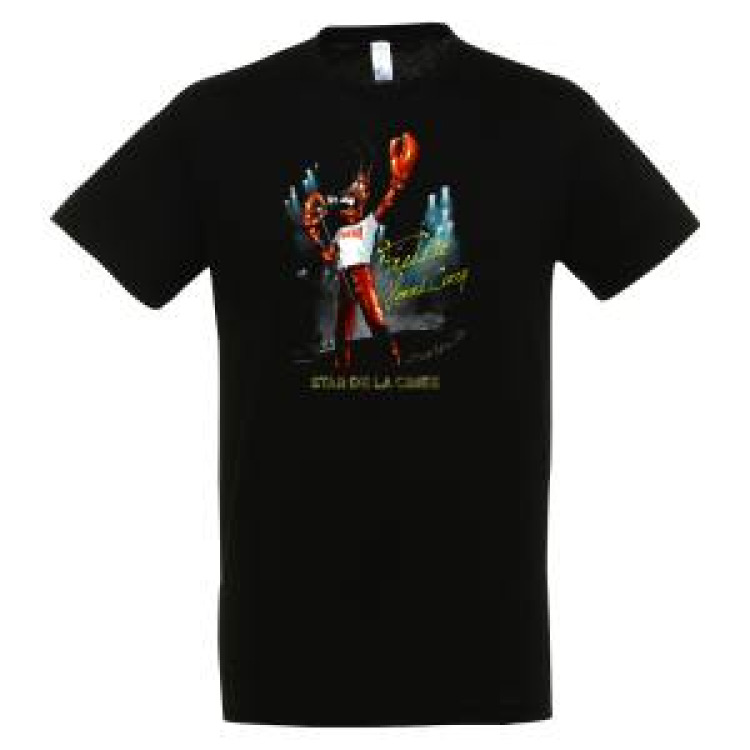 T-shirt homme Freddie Homard Curry Star de la Cri&eacute;e Belle &Icirc;le en Mer Noir Profond XS