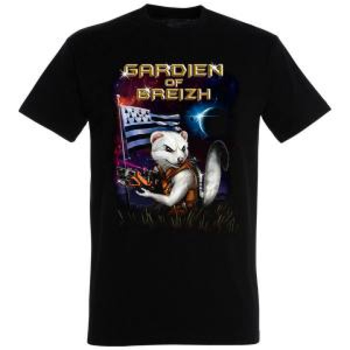 Tshirt homme Gardien of Breizh Noir Profond XS