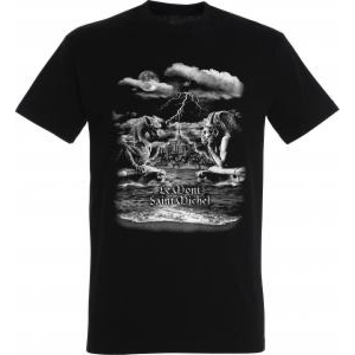 Tshirt homme Gargouilles Mont Saint Michel Noir Profond XS