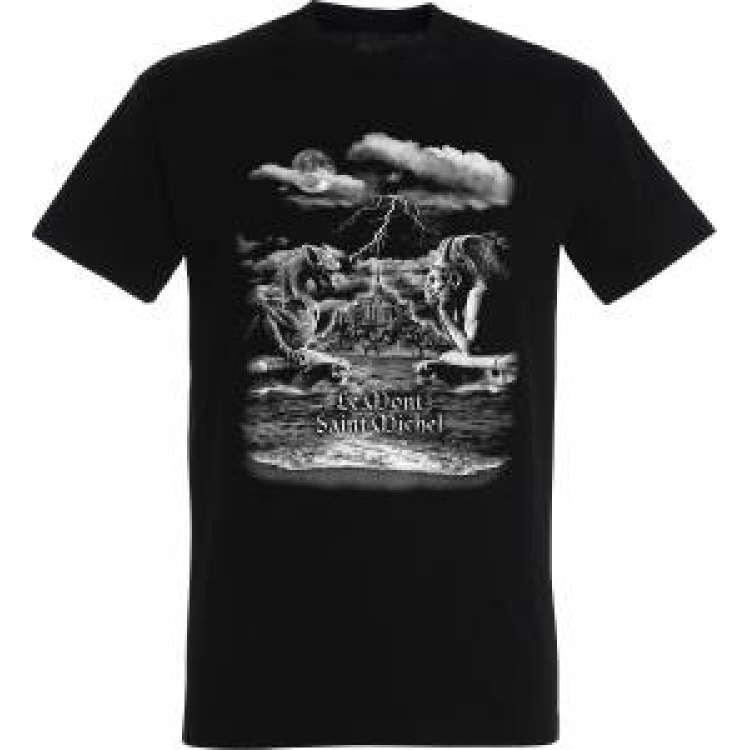 T-shirt homme Gargouilles Mont Saint Michel Noir Profond XS